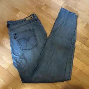 Levi high rise skinny jeans
